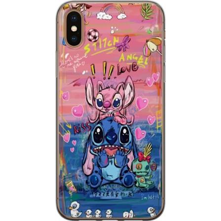 Apple iPhone X Gennemsigtig cover Stitch kunst
