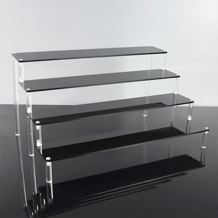 Akryl Display Stand Figur Hylle 40X8CMFOUR-LAYER FIRE-LAYER