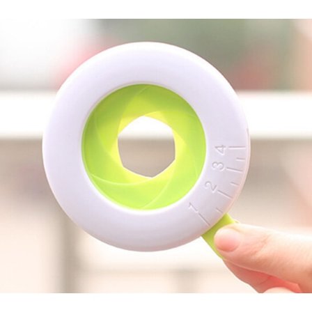 IC 1-bit Spaghetti Pastamåler Målerværktøj Pasta Portionskontrolgadgets med 4 forskellige indstillingskontakter Køkkenredskab Kontroller alle typer af