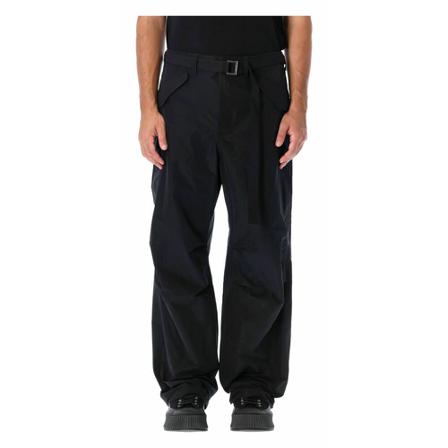 Sacai, Wide Trousers Zwart, Heren, Maat:L