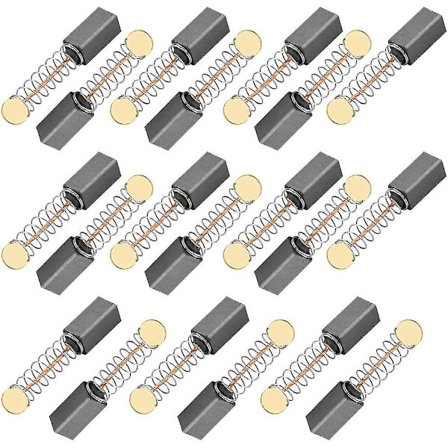 20 stk. elektrisk motor karbonbørste universelle karbonbørster drill karbonbørste 5*5*11mm elektrisk maskin karbonbørster karbonbørster for 