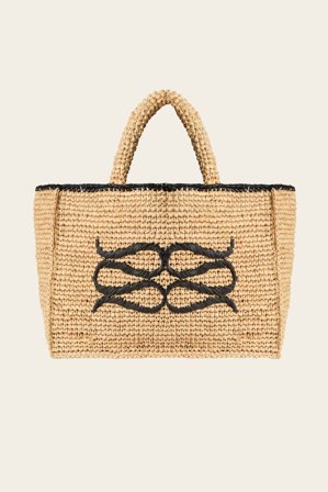 Malina - Malina logo raffia bag - One Size - Raffia