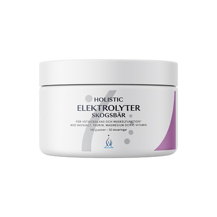 Holistic Elektrolyter skogsbär 140 g