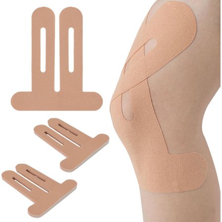20 stk. kinesiologitape til knæ, ventilerende sportstape, kinetisk tape, vandtæt kinesiologitape, knæplaster til smertelindring, sport