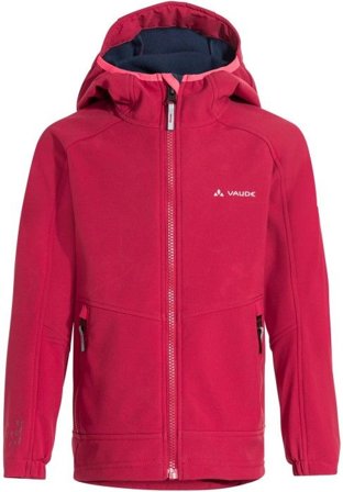 Vaude Kids Rondane Jacket IV lasten softshell-takki, Crocus/Dark Sea