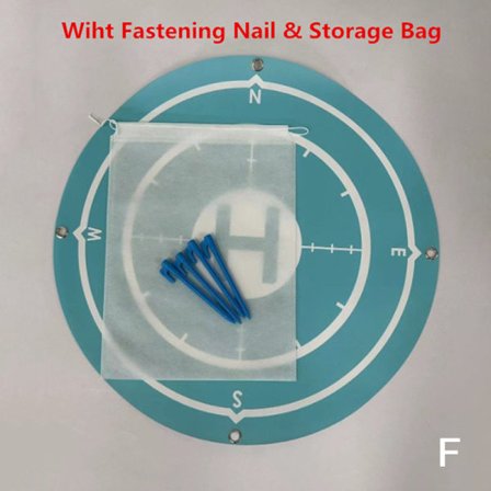 60CM Drone-laskeutumisalusta Vikbar Drone Portable Drone Landin Blue F