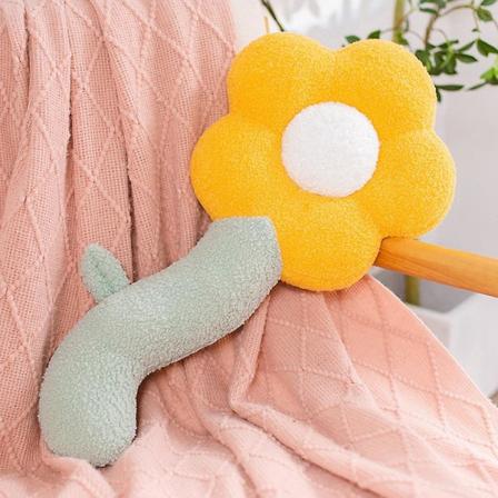 Bedårande solblomma plyschdocka Mjuk fylld leksak Kid Kramkudde 70cm F
