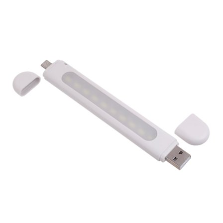 Bärbar USB driven LED-lampa Liten USB nattlampa Stöd Micro USB/ TypeC