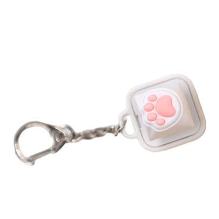 Genopladelig RGB-switchtester, der lindrer stress og angst, nøgleringvedhæng, sjove kattekald og andekald