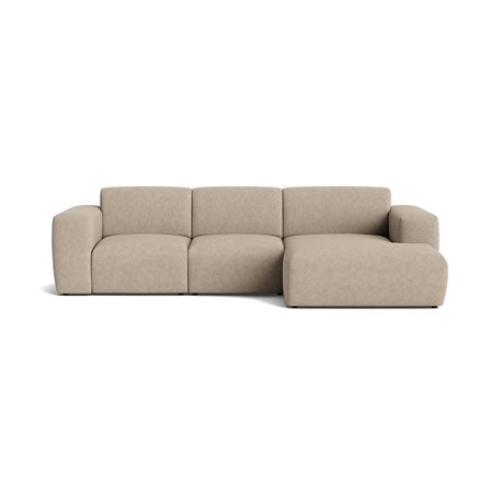 Aurelia chaiselong sofa, højrevendt - Aragon Grå/Beige - 295x160x78 - Sofa, chaiselong