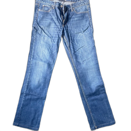 Blå straight fit Acne jeans
