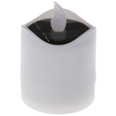 Soldriven LED Ljus Ljus Gul Flimmer Telampa Festival Bröllop Romantisk