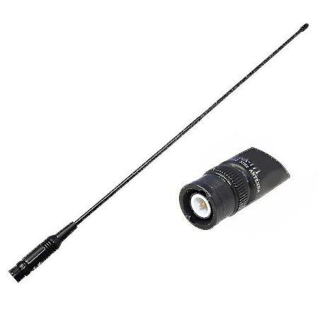 Na-771 Bnc Antenna Compitiabe Withportable Ham Radio 136-174/400-520mhz (svart) - Nagoya