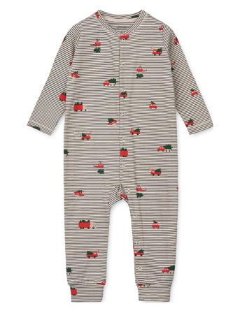Birk Printed Pyjamas Jumpsuit Pyjama Sie Jumpsuit Haalari Multi/patterned Liewood