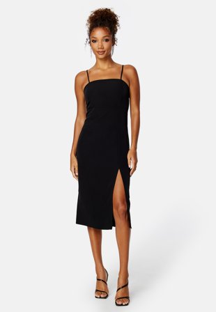 ONLY Tori-Abba Slim Slit Dress Black Klær