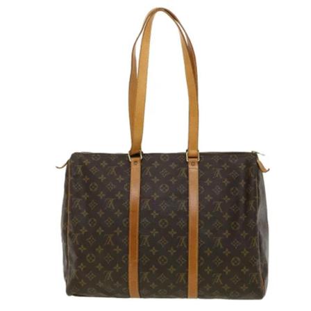 Louis Vuitton Vintage, Pre-owned Tote Bag Bruin, Dames, Maat:ONE Size,leer