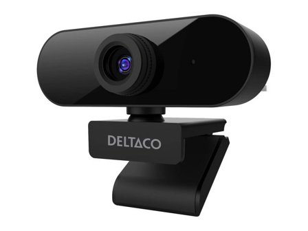DELTACO Webbkamera W-100 Full-HD - Lyreco - Datorprodukter - Kringutrustning - Webbkameror
