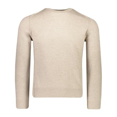 Gran Sasso, Jersey Beige, Heren, Maat:S,wol