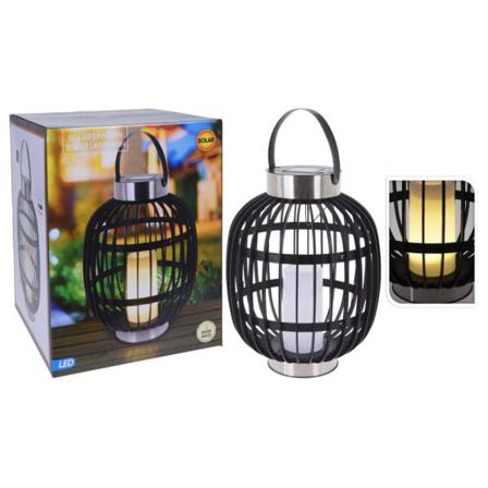 Progarden Solcellslykta Med Ljus Led Svart 35 Cm Svart