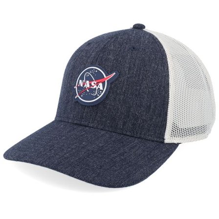American Needle - Blå trucker Keps - Nasa Switch Back Navy/Ivory Trucker @ Hatstore