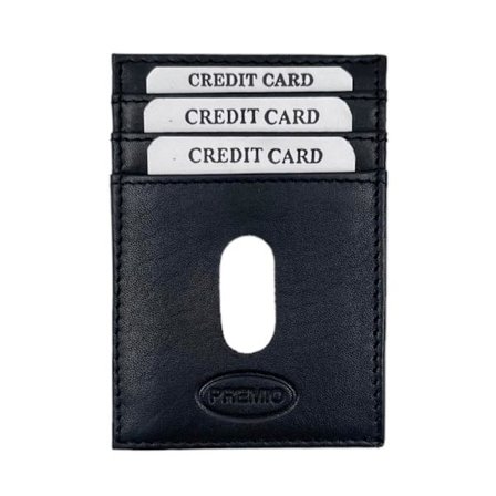 Kortfodral skinn, flera fack