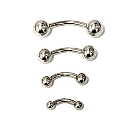 4 st Banana Barbell i olika storlekar