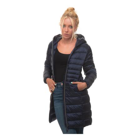 Save The Duck Camille Hooded Frakke Blå, Dame Dunjakker