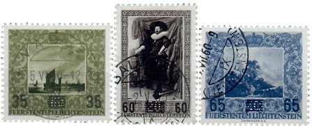 Liechtenstein 1954 - MICHEL 326-328 - Stemplet