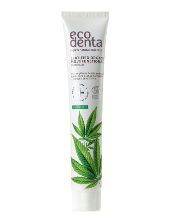 Ecodenta Ecodenta Certified Organic Multifunctional Toothpaste With Hemp Seed Oil 75 Ml - Nude - 75 ml