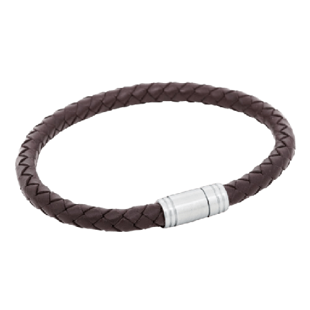 by BILLGREN Liam | Läderarmband Accessoarer Herr Brun 21 cm