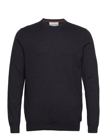 Bs Milas Regular Fit Knitwear Neulepaita Pyöreä Kaula-aukko Musta Bruun & Stengade
