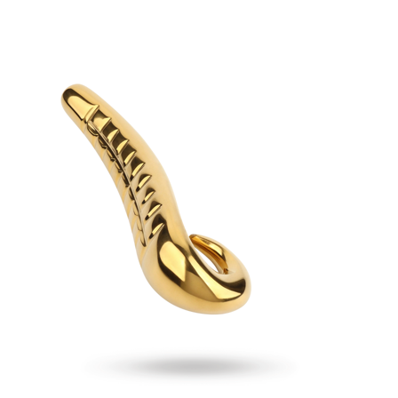 Devil's Tongue Dildo Gold 18 cm - Vuxen.dk: For hende