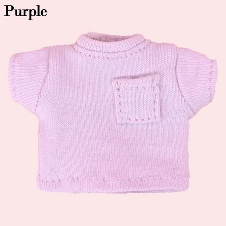 Modedukke T-shirt Dukke Toppe LILLA Lilla[XJ]