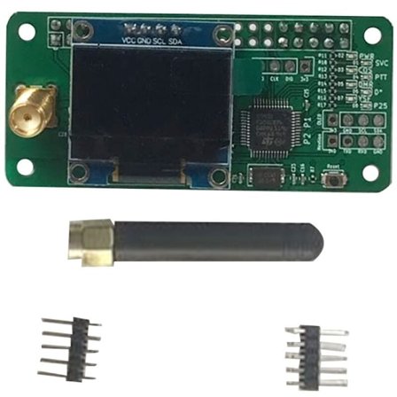 MMDVM P25 Dstar Relä Digital Radio Access Point Expansionskort + OLED + Antenn