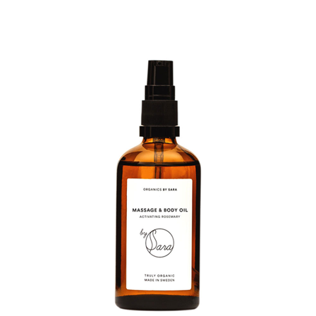 Organics by Sara Massasje- og kroppsolje med aktiv rosmarin 100 ml