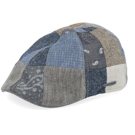 Stetson - Multi flatcap Keps - Texas Patchwork Patchwork Flat Cap @ Hatstore