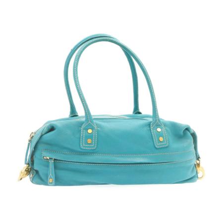 Celine Vintage, pre-owned Leather Handbag Blauw, Dames, Maat:ONE Size,leer