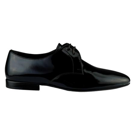Saint Laurent, Yves women; derby lace-ups shoes in patent leather Zwart, Dames, Maat:38 EU