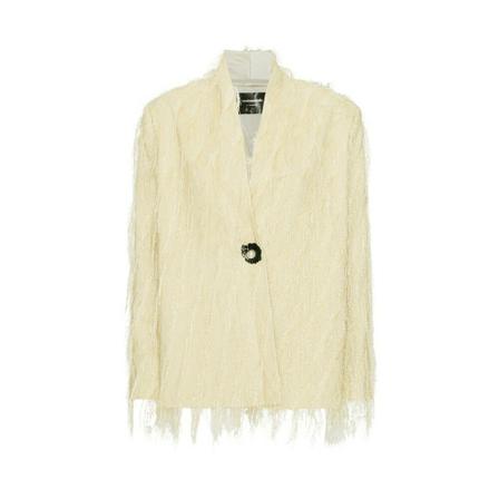 Custommade, Goldi Cardigan Geel, Dames, Maat:L