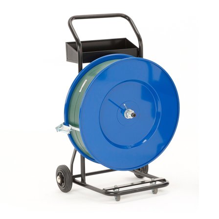 Wagen für PET- und Stahlbänder, 4 Rollen