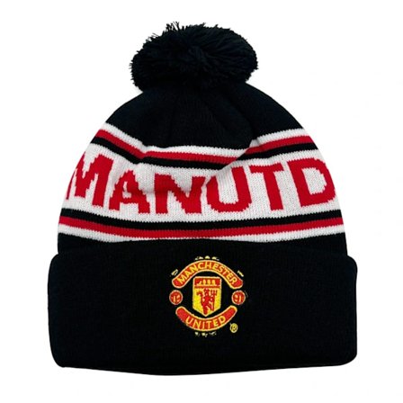 Fotballklubb Strikket Lue (Manchester United Black)