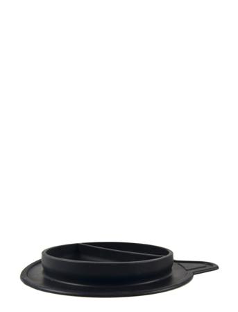Plate / Placemat Silic Lfgb - Black Black Magni Toys