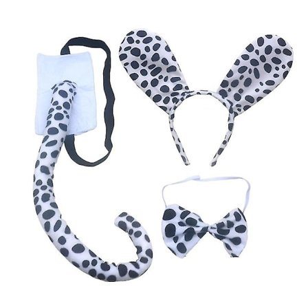 Halloween Dyrekostyme Tiger Giraff Ører Hårbånd Hale Sett Tegneserie Fest Hodeplagg Cosplay Fest Fint Antrekk