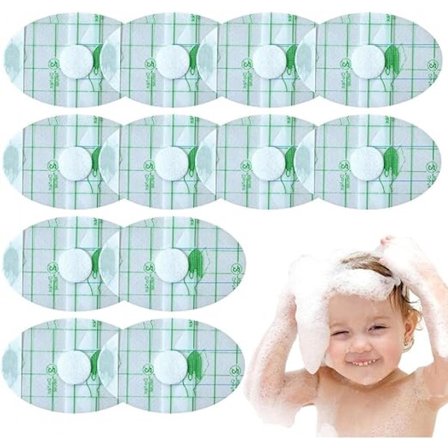 Vanntette ørebeskyttere 4,4x6,8 cm 100 stk Vanntette ørelapper Gjennomsiktige engangs vanntette øredusjhetter i plast Vanntette øreplaster