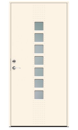 Swedoor Dots Ytterdörr vit (S 0502-Y) 1980x888 mm, Dörrar
