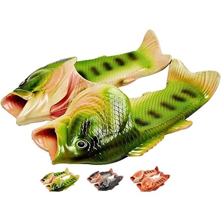 Grønne strand kreative fiskesko unisex EVA brusebadsslippers sommer