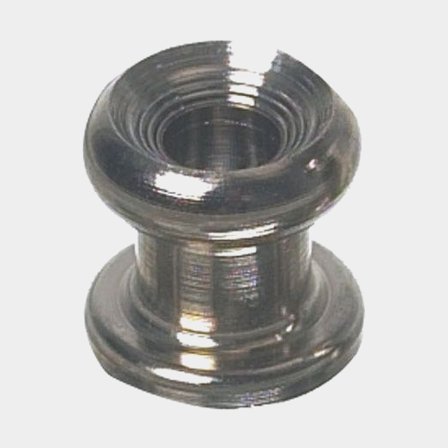 Kapellknapp krom höjd 10mm 10st.