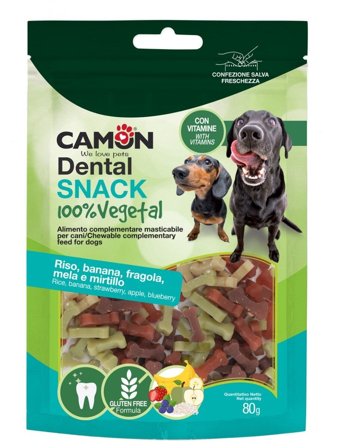 Camon Ossicini Di Riso Con Banana/Fragola/Mela/Mirtillo Per Cani
