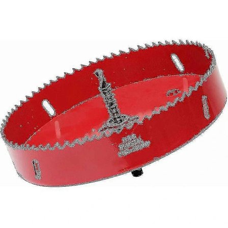 180 mm hålsåg, HSS M42 Bi-metall höghastighetsstål, hålskärare med sexkantsskaft och borr för trä