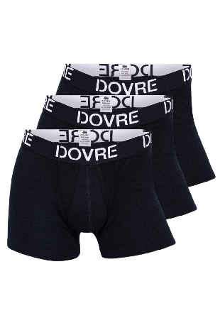 Dovre 3-pack Zip Tights | 100% Merinoull Svart Kalsonger Herr XXL